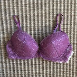 La Perla Lace Bra in Rich Purple